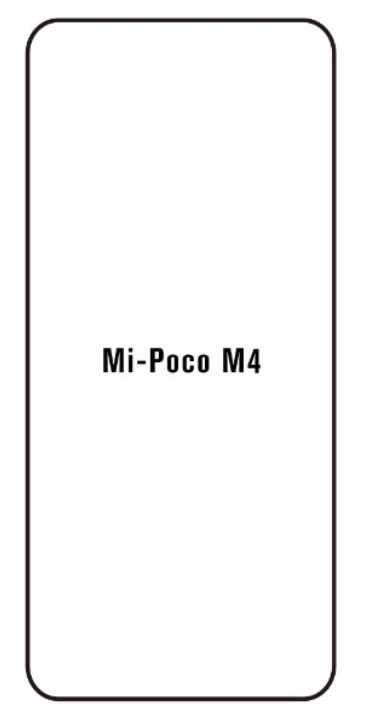 Hydrogel - ochranná fólie - Xiaomi Poco M4 5G, typ výřezu 2