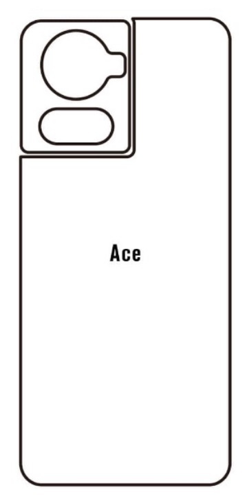 Hydrogel - matná zadní ochranná fólie - OnePlus Ace