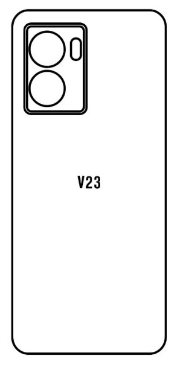 Hydrogel - matná zadní ochranná fólie - Realme V23