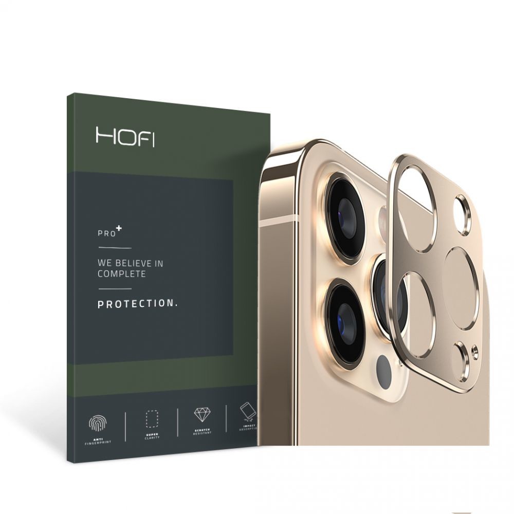 HOFI ALUCAM Protectie camera Apple iPhone 13 Pro / iPhone 13 Pro Max auriu