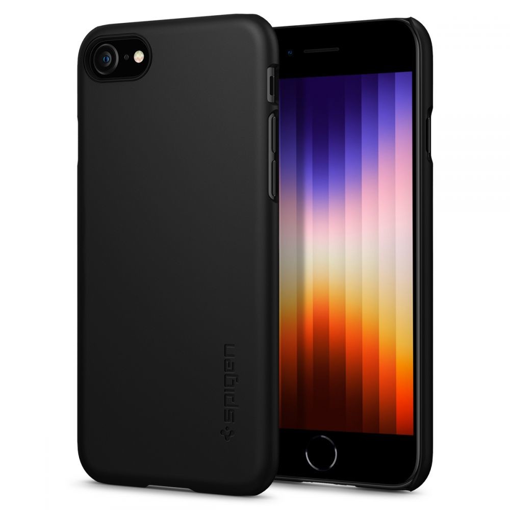 KRYT SPIGEN THIN FIT iPhone 7 / 8 / SE 2020 / 2022 BLACK