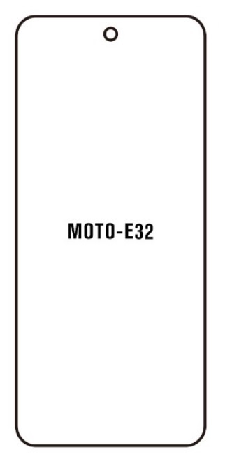 Hydrogel - ochranná fólie - Motorola Moto E32, typ výřezu 2