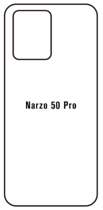 Hydrogel - zadní ochranná fólie - Realme Narzo 50 Pro 5G