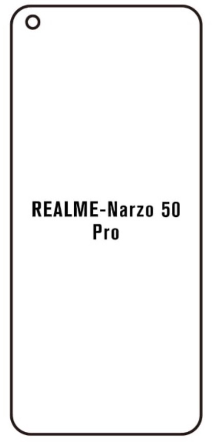 Hydrogel - Privacy Anti-Spy ochranná fólie - Realme Narzo 50 Pro 5G
