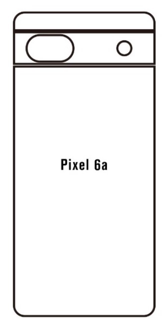 Hydrogel - matná zadní ochranná fólie - Google Pixel 6a