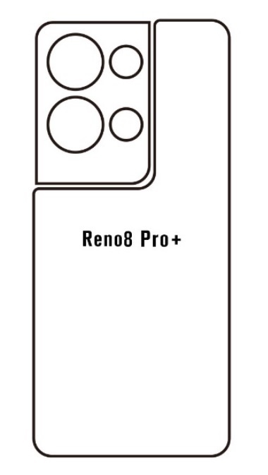 Hydrogel - zadní ochranná fólie - OPPO Reno8 Pro+