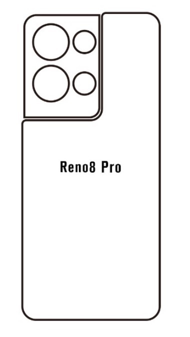 Hydrogel - zadní ochranná fólie - OPPO Reno8 Pro