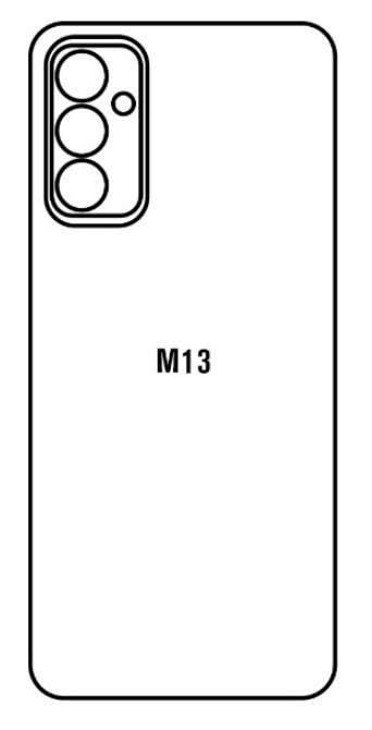 Hydrogel - matná zadní ochranná fólie - Samsung Galaxy M13
