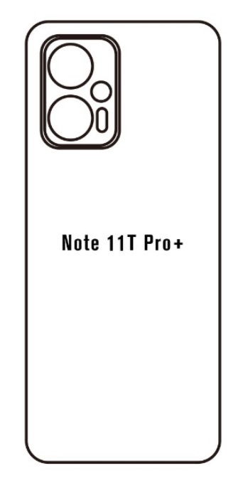 Hydrogel - matná zadní ochranná fólie - Xiaomi Redmi Note 11T Pro+