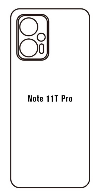 Hydrogel - matná zadní ochranná fólie - Xiaomi Redmi Note 11T Pro