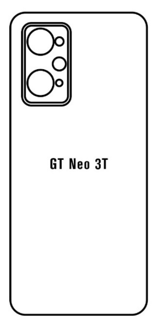 Hydrogel - matná zadní ochranná fólie - Realme GT Neo 3T