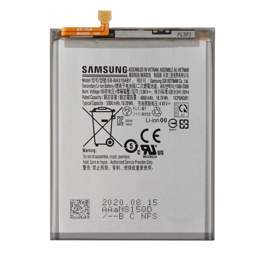 OEM Baterie Samsung EB-BA315ABY 5000mAh pro Samsung Galaxy  A22, A31, A32