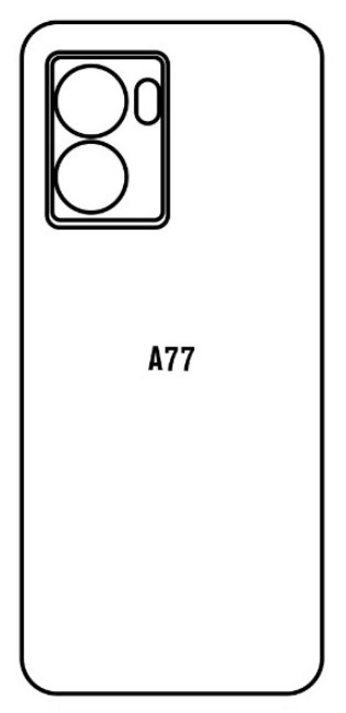 Hydrogel - zadní ochranná fólie - OPPO A77 5G