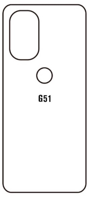 Hydrogel - zadní ochranná fólie - Motorola Moto G51 5G