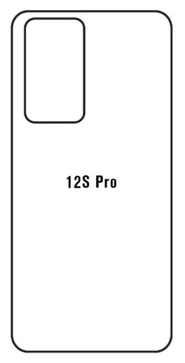 Hydrogel - matná zadní ochranná fólie - Xiaomi 12S Pro