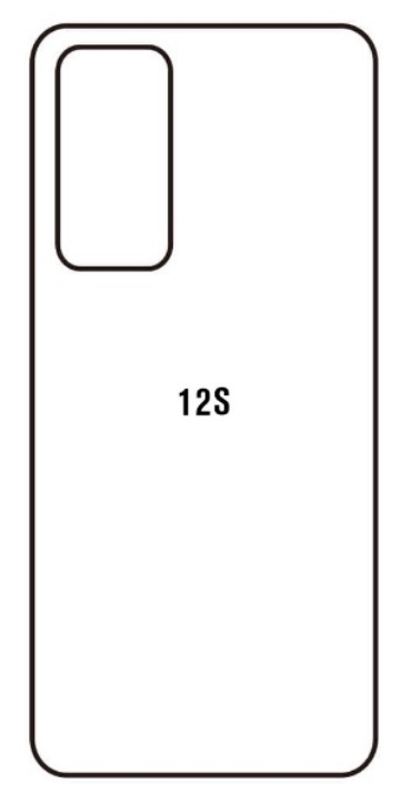 Hydrogel - matná zadní ochranná fólie - Xiaomi 12S