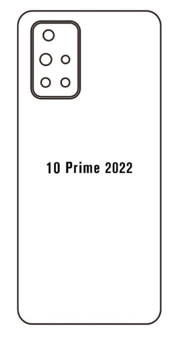 Hydrogel - matná zadní ochranná fólie - Xiaomi Redmi 10 Prime 2022