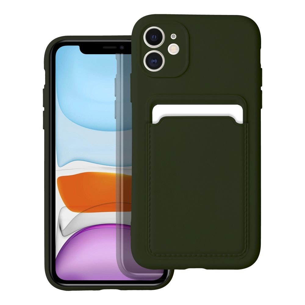 Forcell CARD Case  iPhone 11 zelený