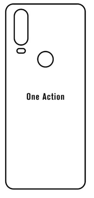 Hydrogel - matná zadní ochranná fólie - Motorola One Action