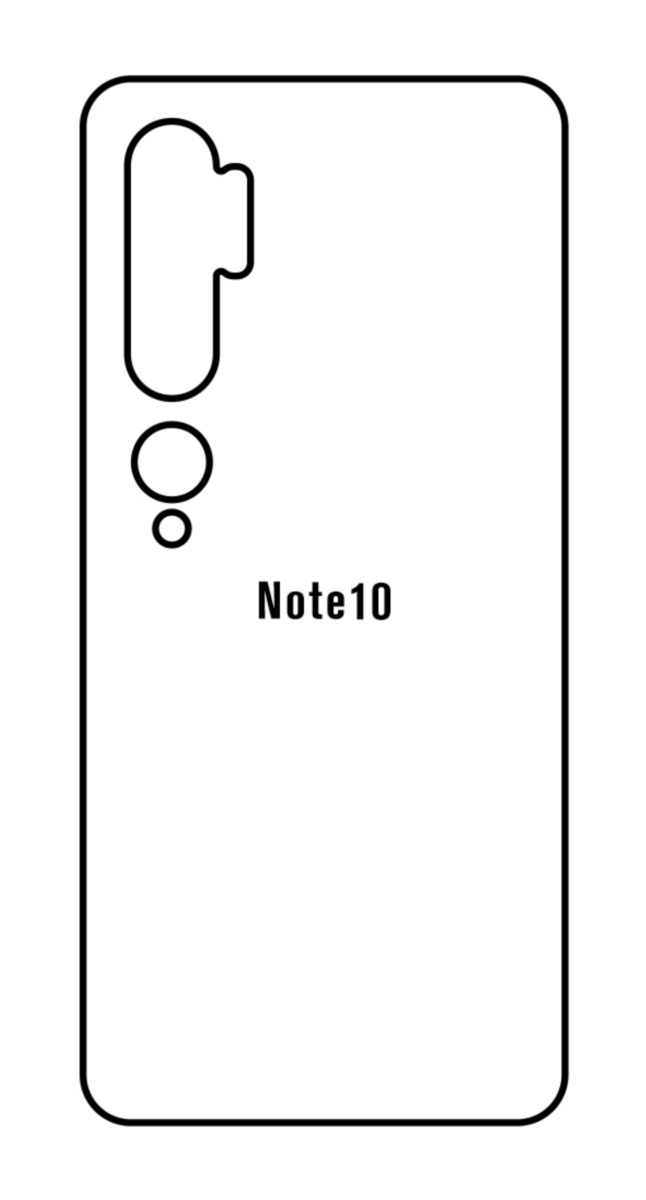 Hydrogel - zadní ochranná fólie - Xiaomi Mi Note 10