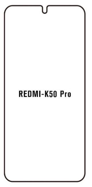 Hydrogel - matná ochranná fólie - Xiaomi Redmi K50 Ultra