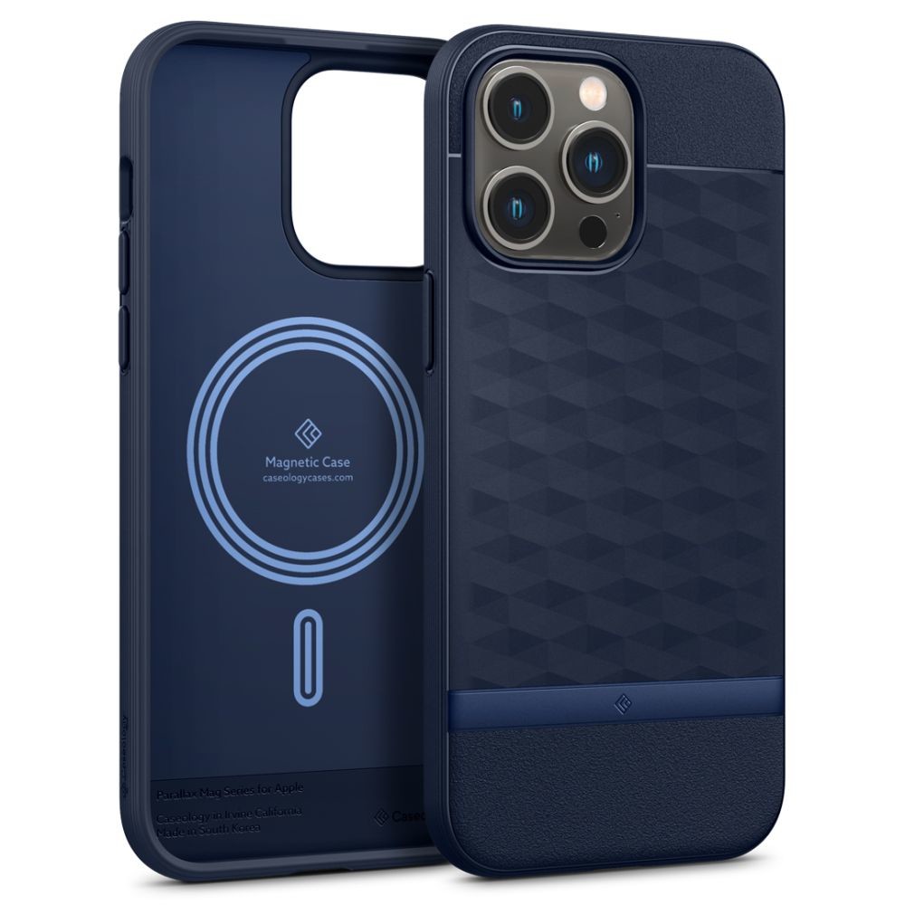 Spigen KRYT CASEOLOGY PARALLAX MAG MAGSAFE iPhone 14 Pro Max MIDNIGHT BLUE