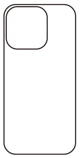 Hydrogel - zadní ochranná fólie - iPhone 14 Pro Max, typ výřezu 2