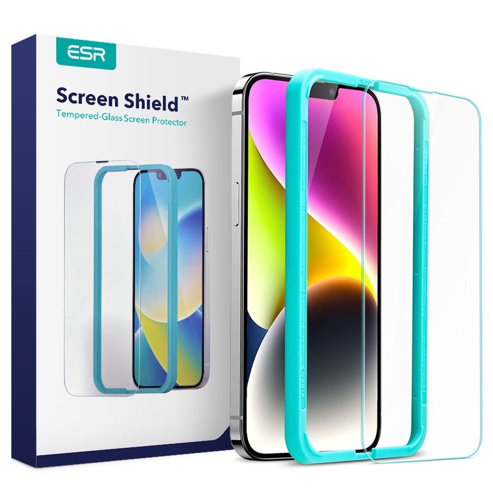 OCHRANNÉ TVRZENÉ SKLO ESR SCREEN SHIELD iPhone 13 Pro Max / 14 Plus / 15 Plus CLEAR