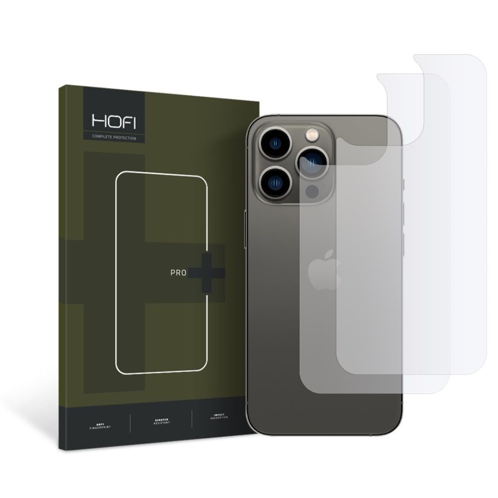 HYDROGELOVA FÓLIE HOFI HYDROFLEX PRO+ BACK PROTECTOR 2-PACK iPhone 14 Pro Max CLEAR
