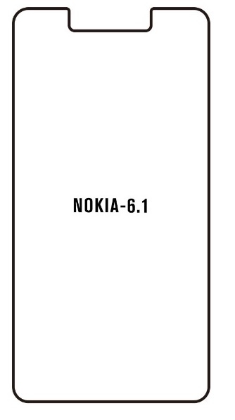 Hydrogel - matná ochranná fólie - Nokia 6.1 2018