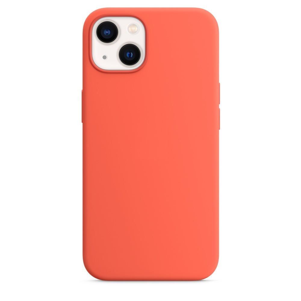 iPhone 13 mini Silicone Case s MagSafe - Nectarine