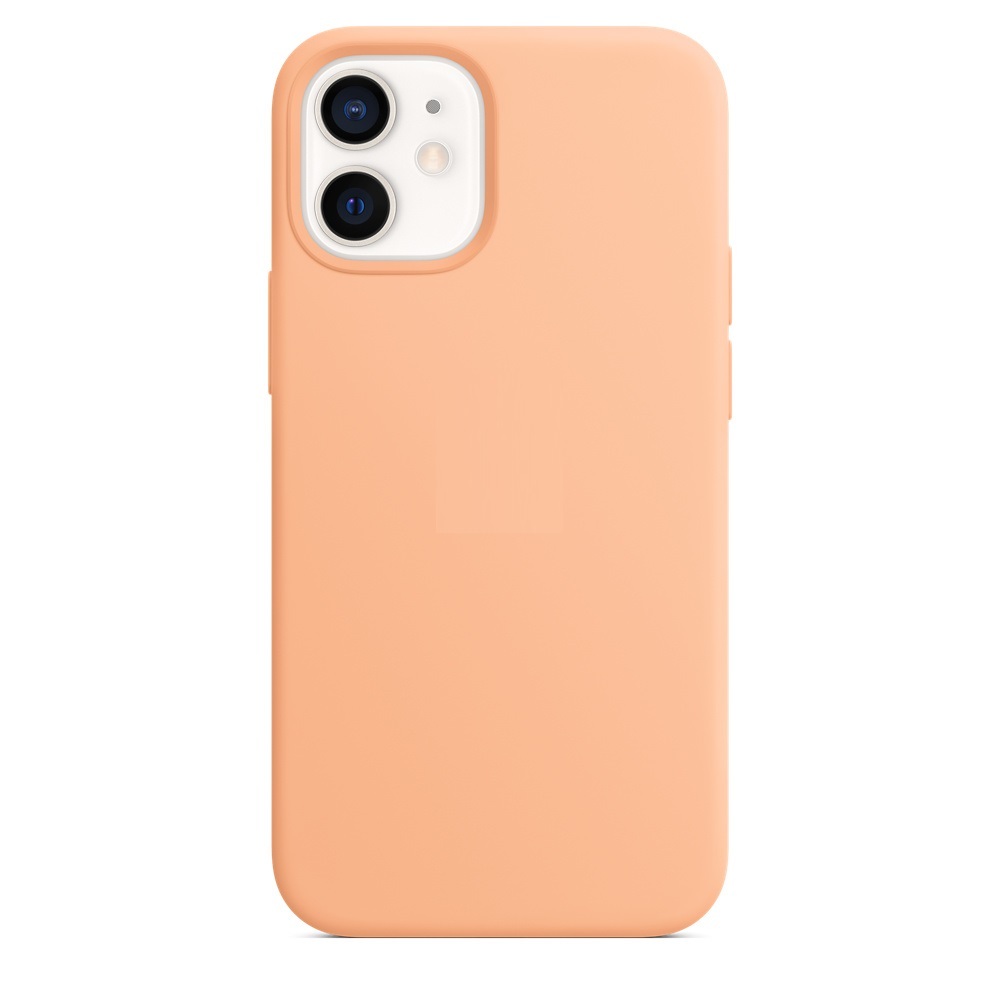 iPhone 12/12 Pro Silicone Case s MagSafe - Cantaloupe