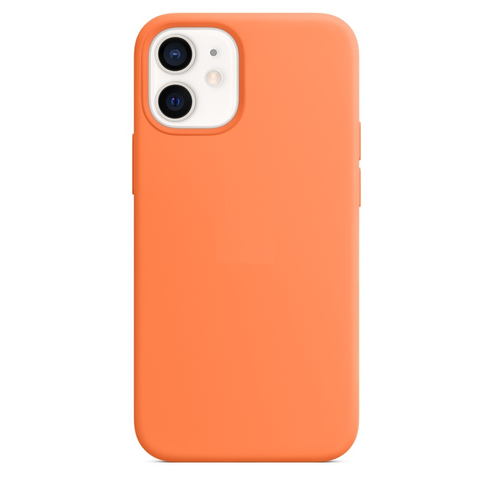 iPhone 12 mini Silicone Case s MagSafe - Kumquat