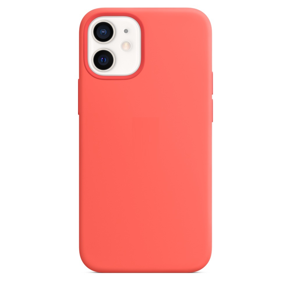 iPhone 12 mini Silicone Case s MagSafe - Pink Citrus