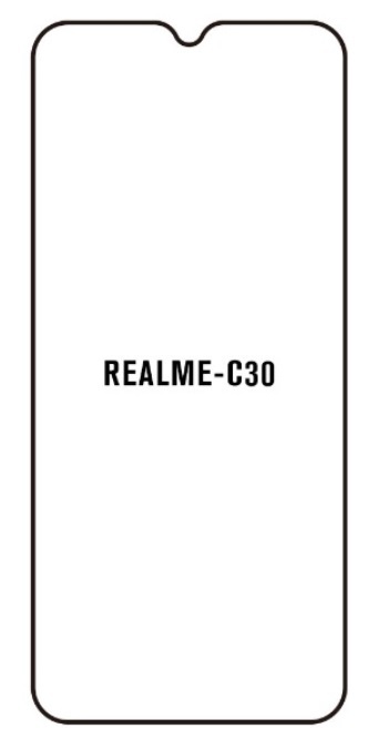 Hydrogel - matná ochranná fólie - Realme C30