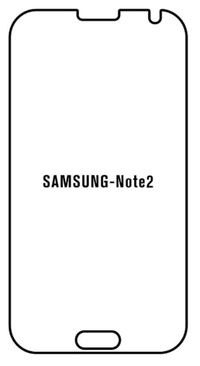Hydrogel - matná ochranná fólie - Samsung Galaxy Note 2