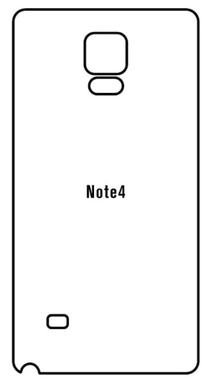 Hydrogel - zadní ochranná fólie - Samsung Galaxy Note 4