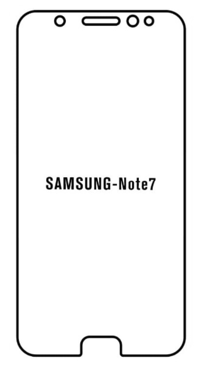 Hydrogel - matná ochranná fólie - Samsung Galaxy Note 7