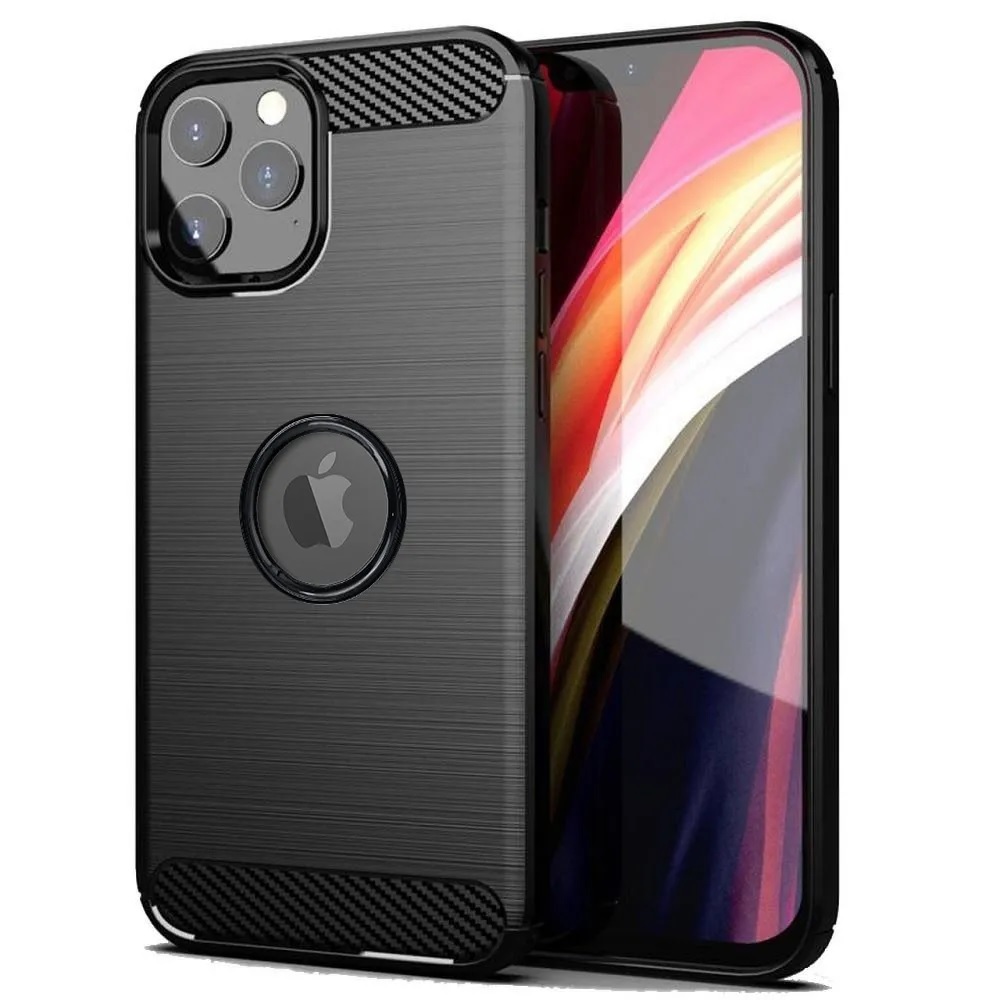 Forcell CARBON Case  iPhone 13 Pro černý