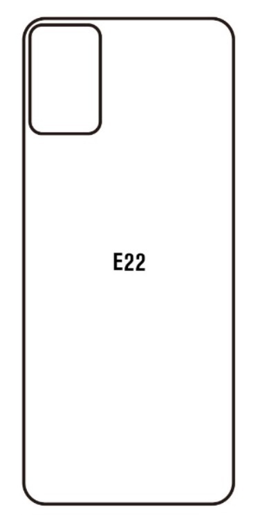 Hydrogel - matná zadní ochranná fólie - Motorola Moto E22/E22i
