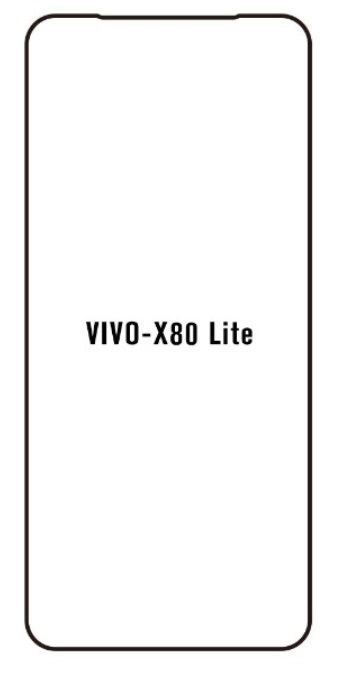 Hydrogel - ochranná fólie - Vivo X80 lite