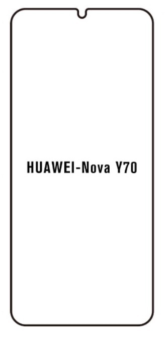 Hydrogel - matná ochranná fólie - Huawei Nova Y70