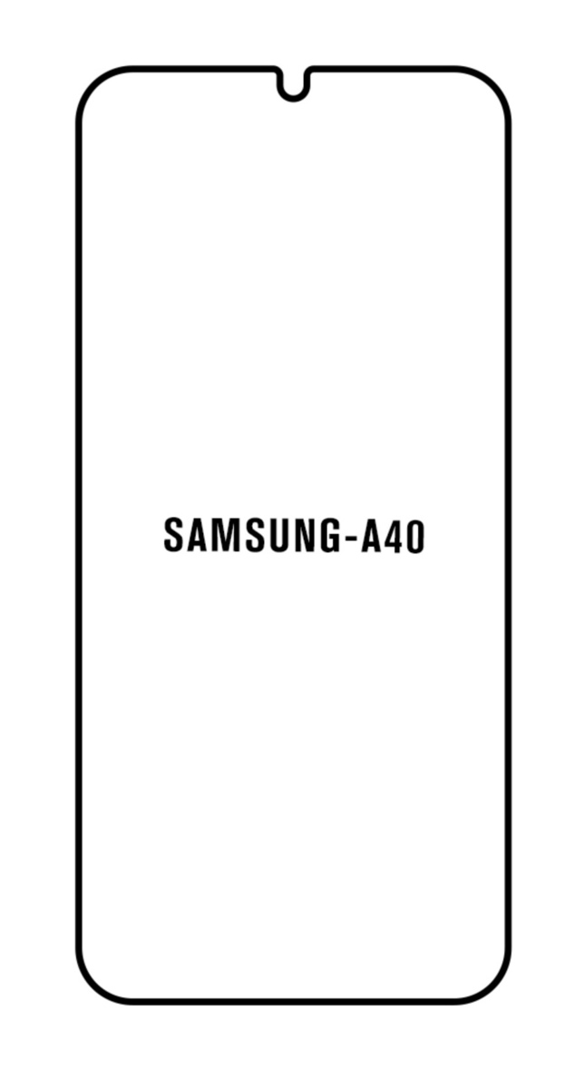 Hydrogel - ochranná fólie - Samsung Galaxy A40 (case friendly)