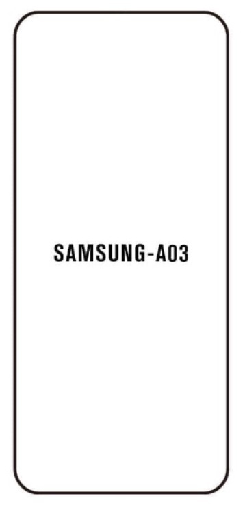 Hydrogel - ochranná fólie - Samsung Galaxy A03 (case friendly)