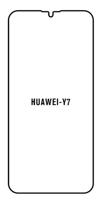 Hydrogel - ochranná fólie - Huawei Y7 2019 (case friendly)