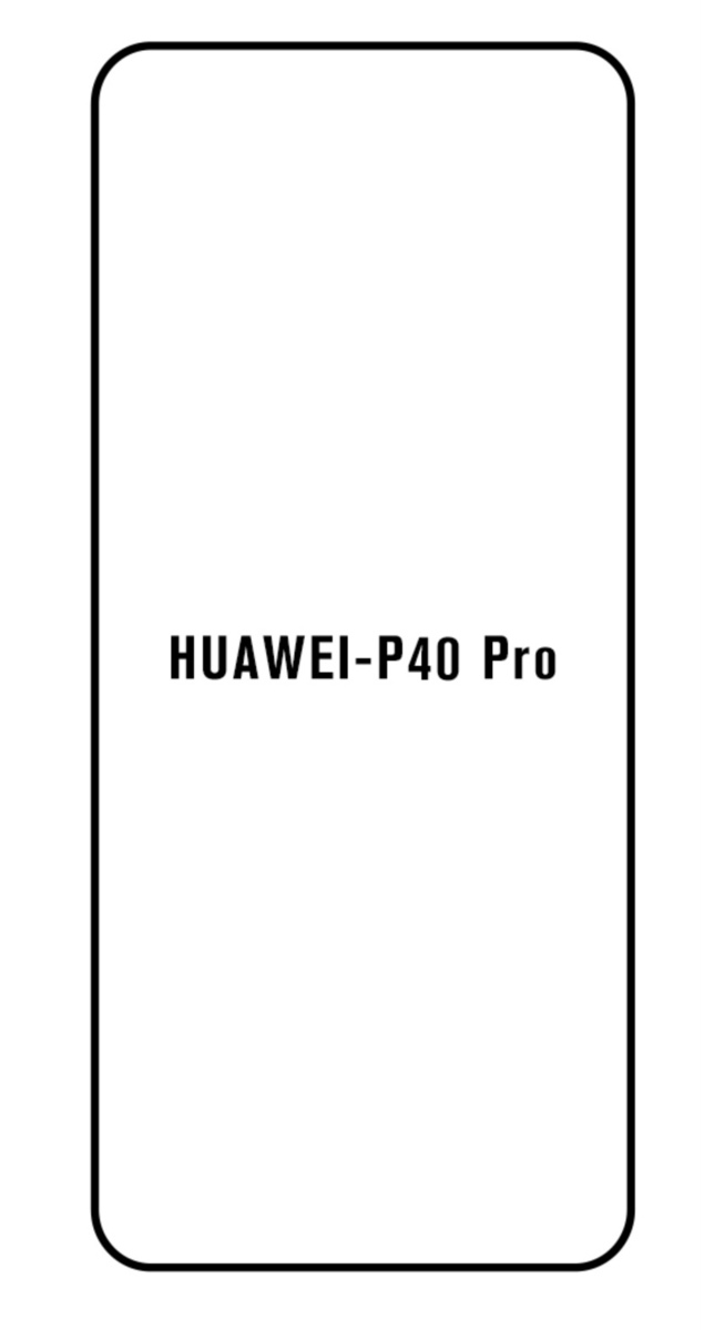 Hydrogel - ochranná fólie - Huawei P40 Pro (case friendly)