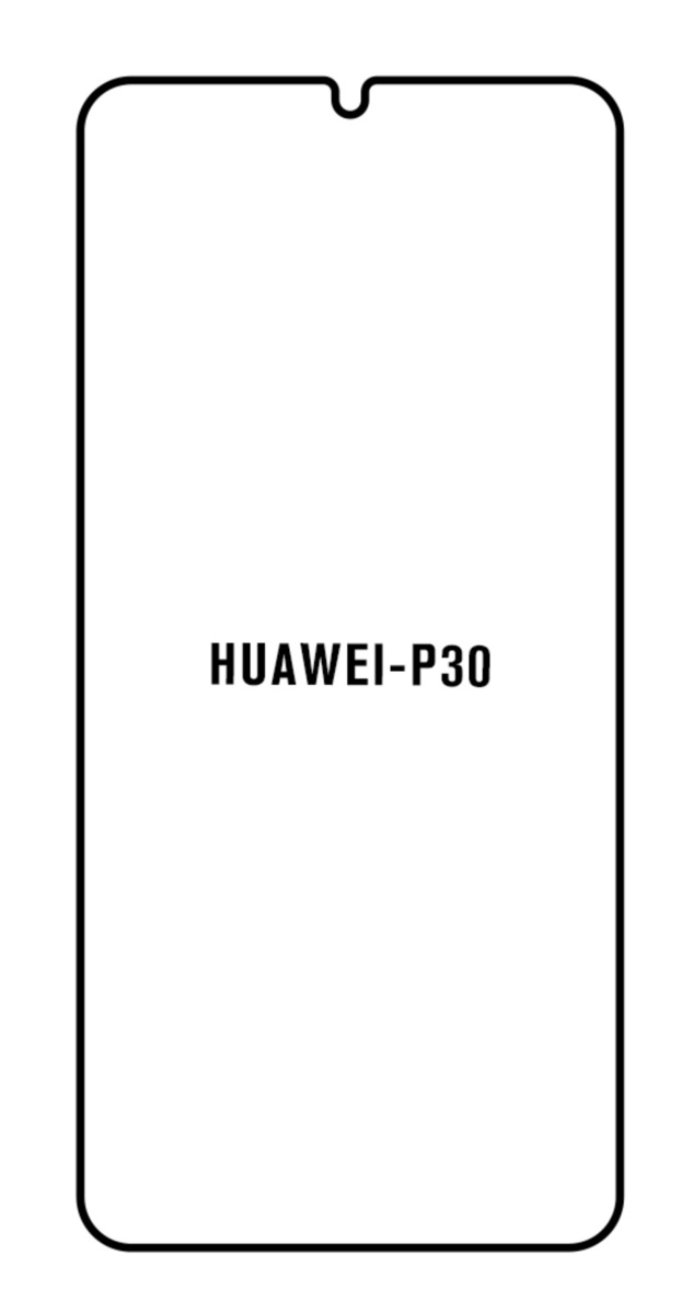 Hydrogel - ochranná fólie - Huawei P30  (case friendly)