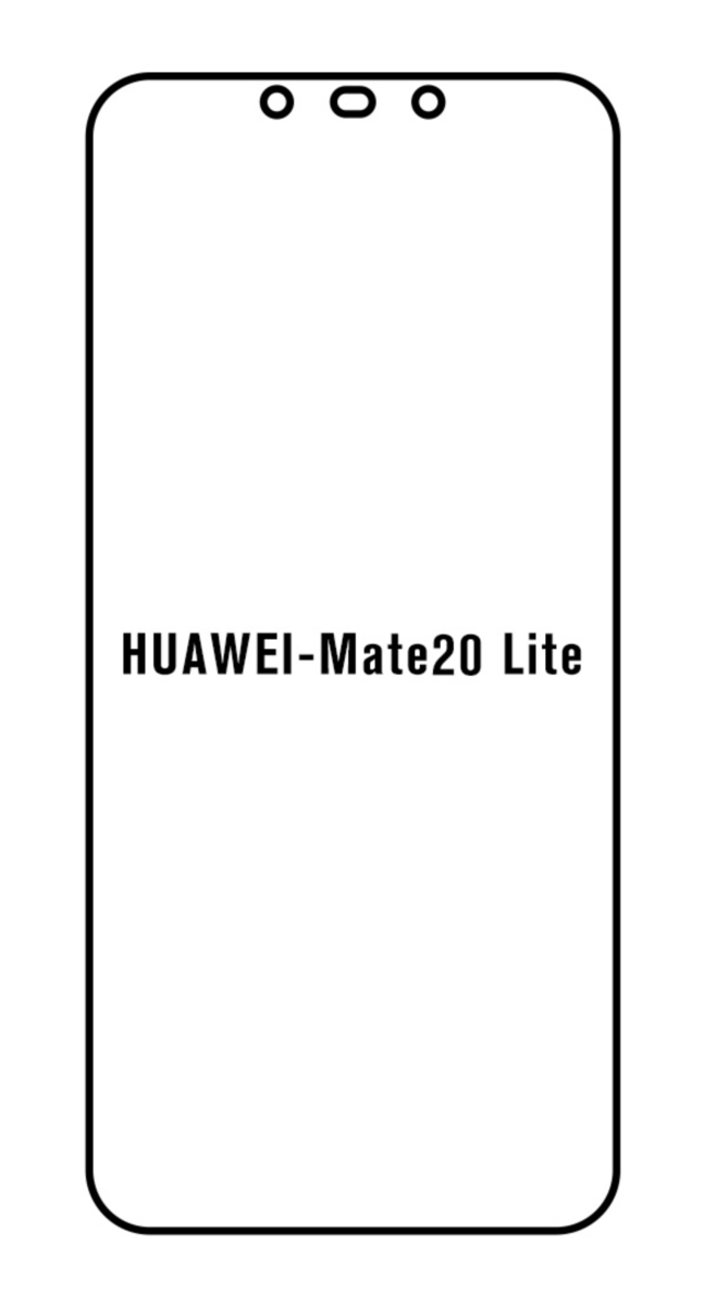 Hydrogel - ochranná fólie - Huawei Mate 20 Lite (case friendly)