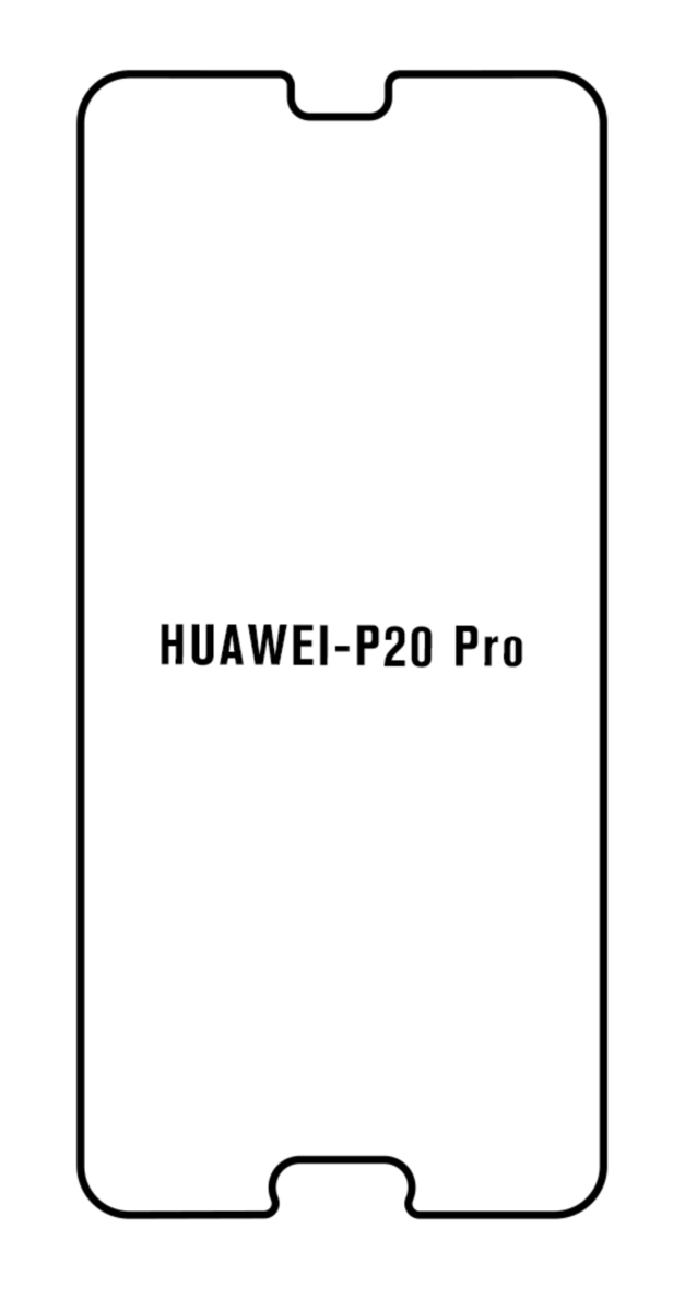 Hydrogel - ochranná fólie - Huawei P20 Pro (case friendly)