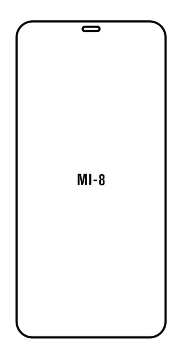 Hydrogel - ochranná fólie - Xiaomi Mi 8 (case friendly)